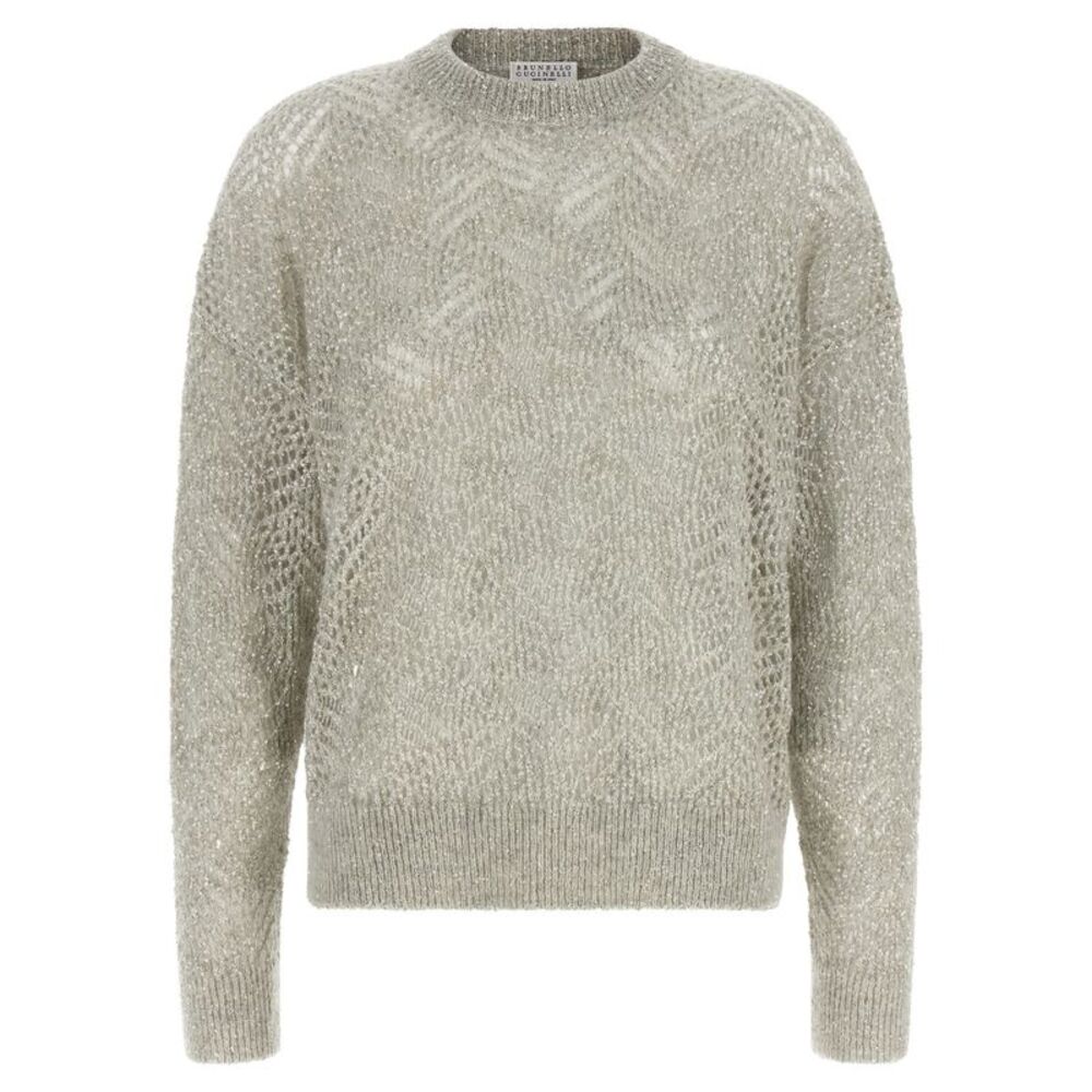 Brunello Cucinelli Gray Polyamide Women's Cardigan